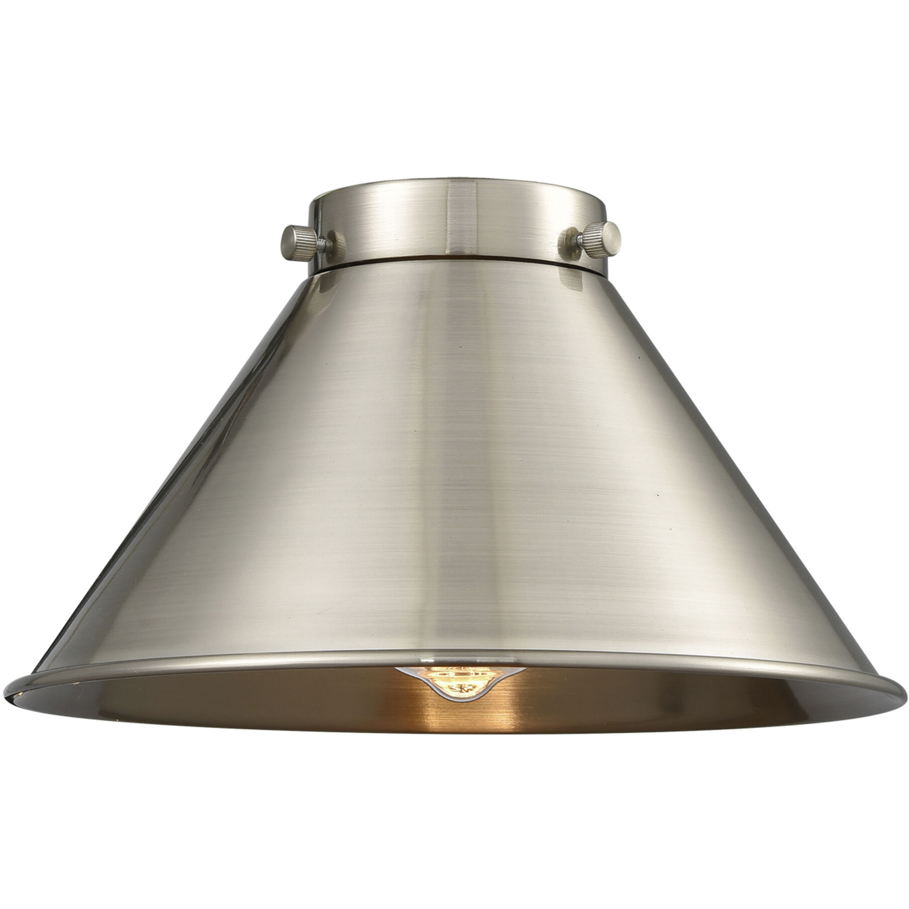Franklin Restoration Briarcliff LED 10 inch Brushed Satin Nickel Mini Pendant Ceiling Light, Franklin Restoration